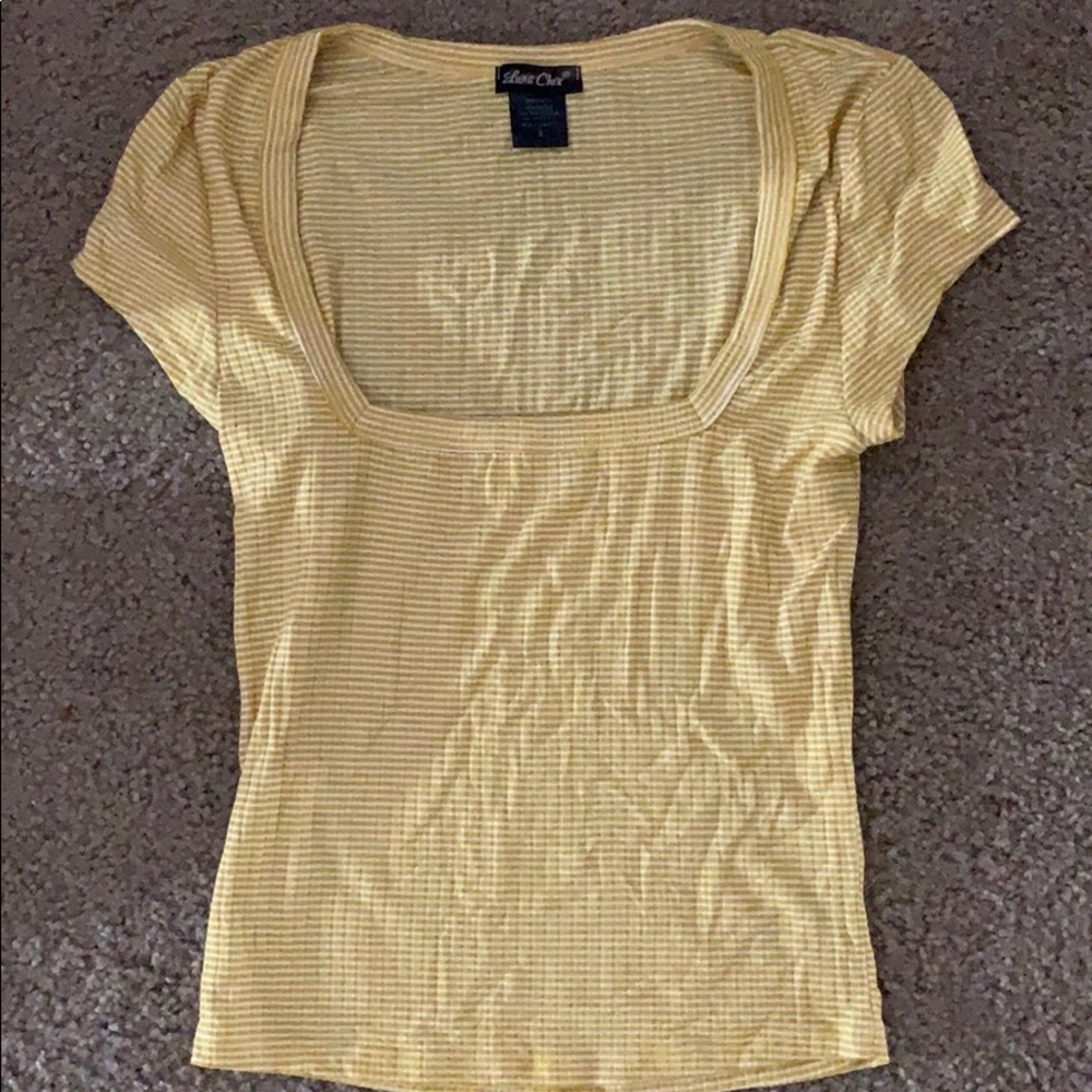 Square neck crop top Luna chix